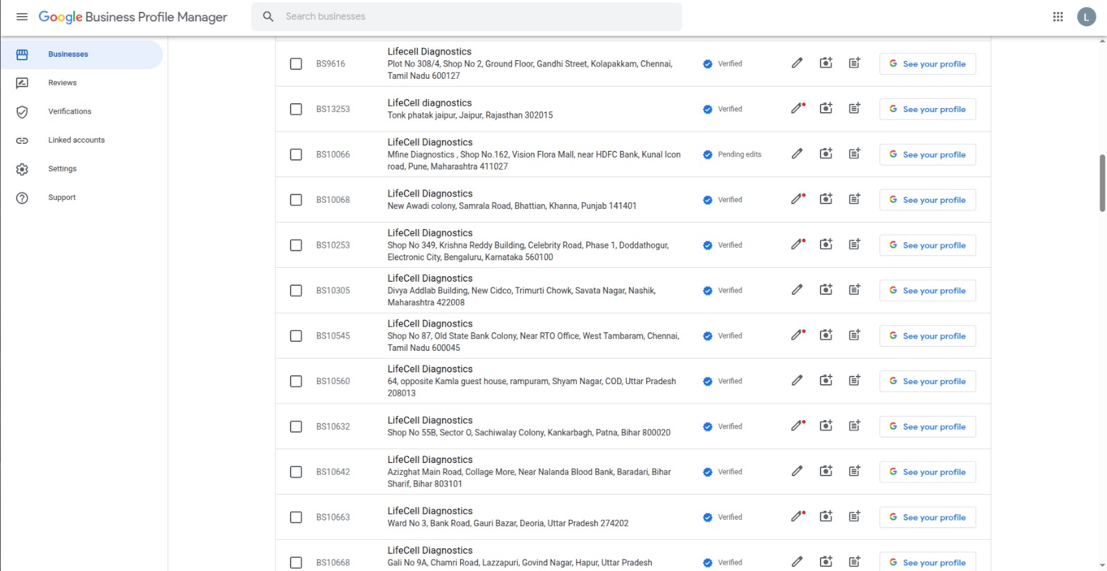 LIFECELL DIAGNOSTICS